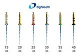 E-Flex Blue Rotary Files (6 Pack)