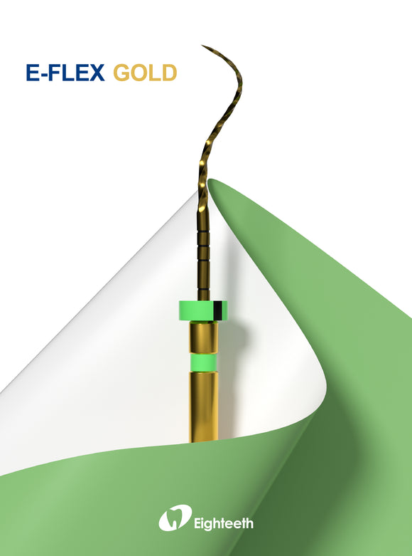 E-Flex Gold Rotary Files (6 Pack)